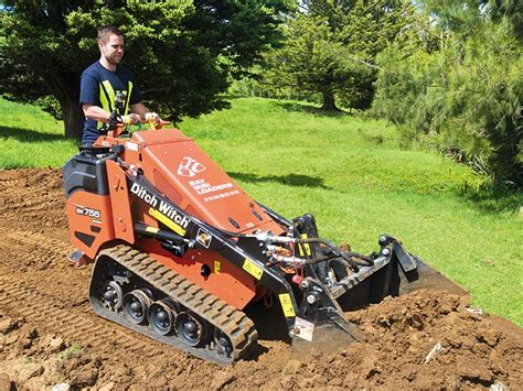 mini skid steer ditch witch|stand behind mini skid steer.